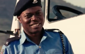 young Nigerian cadet smiling